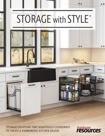 Cover of the Organizers Storage With Style Brochure by Hardware Resources.