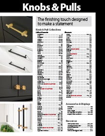 Cabinet Knobs & Pulls Section of the Hardware Resources Catalog