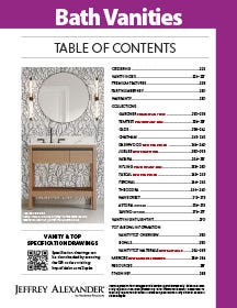 Vanity Section of the Decorative Products & Organization Catalog