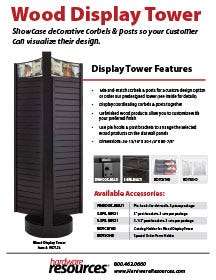 Wood Display Tower Information