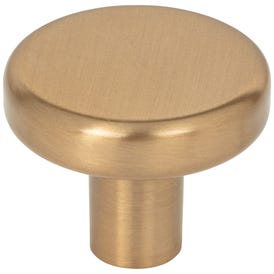 1-1/4" Diameter Satin Bronze Gibson Cabinet Knob