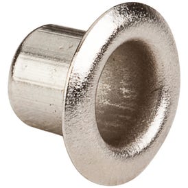 Bright Nickel 5 mm Grommet for 5.5 mm Hole - Priced and Sold by the Thousand.  Order 1 for 1,000 Pieces
