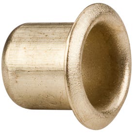 Polished Brass 1/4" Grommet for 7 mm Hole - Priced and Sold by the Thousand. Order 1 for 1,000 Pieces
