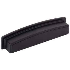 128 mm Center-to-Center Matte Black Square Renzo Cabinet Cup Pull