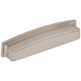 128 mm Center-to-Center Satin Nickel  Square Renzo Cabinet Cup Pull
