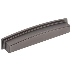 160 mm Center-to-Center Brushed Pewter Square Renzo Cabinet Cup Pull