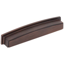 160 mm Center-to-Center Brushed Oil Rubbed Bronze Square Renzo Cabinet Cup Pull