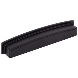 160 mm Center-to-Center Matte Black Square Renzo Cabinet Cup Pull