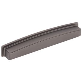 192 mm Center-to-Center Brushed Pewter Square Renzo Cabinet Cup Pull