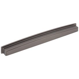 305 mm Center-to-Center Brushed Pewter Square Renzo Cabinet Cup Pull