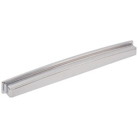 305 mm Center-to-Center Polished Chrome Square Renzo Cabinet Cup Pull