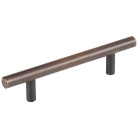 96 mm Center-to-Center Dark Brushed Bronze Naples Cabinet Bar Pull