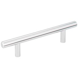 96 mm Center-to-Center Polished Chrome Naples Cabinet Bar Pull