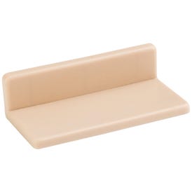 2-1/8" x 1" x 1/2" Beige Plastic Cover For Drawer Bracket (9453007)