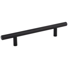 128 mm Center-to-Center Hollow Matte Black Stainless Steel Naples Cabinet Bar Pull