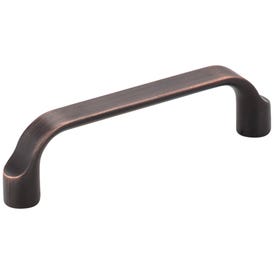 96 mm Center-to-Center Brushed Oil Rubbed Bronze Brenton Cabinet Pull