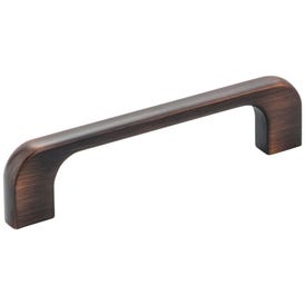 96 mm Center-to-Center Brushed Oil Rubbed Bronze Alvar Cabinet Pull