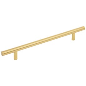 192 mm Center-to-Center Brushed Gold Naples Cabinet Bar Pull