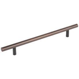 192 mm Center-to-Center Dark Brushed Bronze Naples Cabinet Bar Pull