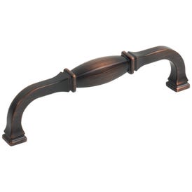 128 mm Center-to-Center Brushed Oil Rubbed Bronze Audrey Cabinet Pull