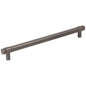 224 mm Center-to-Center Brushed Pewter Square Zane Cabinet Pull