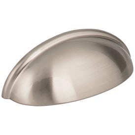 3" Center-to-Center Satin Nickel Florence Cabinet Cup Pull