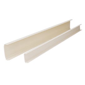 White Plastic Cover for Cabinet Member of 45 mm  Height Ball Bearing Side Mount Drawer Slides