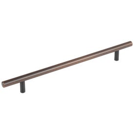 224 mm Center-to-Center Dark Brushed Bronze Naples Cabinet Bar Pull