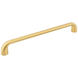 12" Center-to-Center Brushed Gold Loxley Appliance Handle