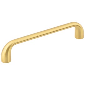 18" Center-to-Center Brushed Gold Loxley Appliance Handle