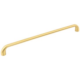 305 mm Center-to-Center Brushed Gold Loxley Cabinet Pull
