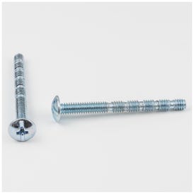 8/32" x 1-3/4" Zinc Plated Phillips Slotted Combo Break-Away Machine Screw Sold by the Box. Order 1 for a Box of 1,000 Screws
