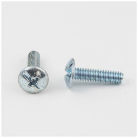 8/32 x 5/8" Zinc Plated Phillips Slotted Combo Drive Truss Head Machine Screw Sold by the Box (2,500). Order 2.5 for a box of 2,500 screws