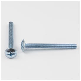8/32" x 1-5/8" Zinc Plated Phillips Slotted Combo Drive Truss Head Machine Screw Sold by the Box. Order 1 for a Box of 1,000 Screws