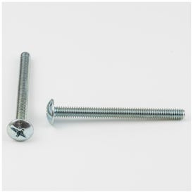 8/32" x 1-7/8" Zinc Plated Phillips Slotted Combo Drive Truss Head Machine Screw Sold by the Box. Order 1 for a Box of 1,000 Screws