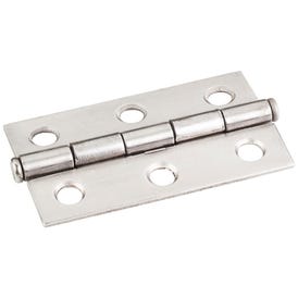 Stainless Steel 2-1/2" x 1-1/2" Single Half Swaged Butt Hinge