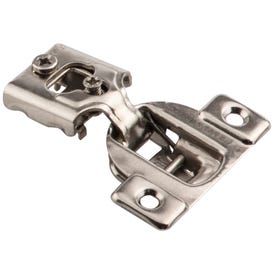 105° 1/2" Overlay Standard Duty Self-close Compact Hinge without Dowels - Retail Pack