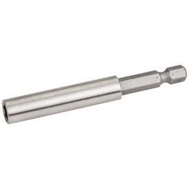 Magnetic Bit Holder with "C" Ring Finish - Stainless Steel