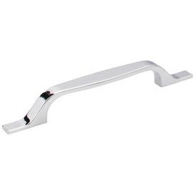 128 mm Center-to-Center Polished Chrome Square Cosgrove Cabinet Pull