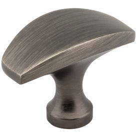 1-1/2" Overall Length Brushed Pewter Cosgrove Cabinet "T" Knob