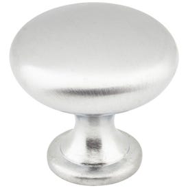 1-3/16" Diameter Brushed Chrome Madison Cabinet Mushroom Knob