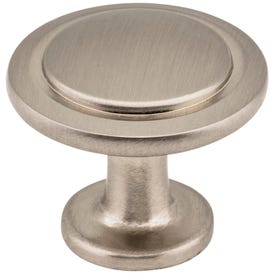 1-1/4" Diameter Round Button Gatsby Cabinet Knob