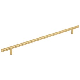 319 mm Center-to-Center Brushed Gold Naples Cabinet Bar Pull