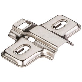 Standard Duty 0 mm Non-Cam Adjustable Steel Plate for 500 Series Euro Hinges