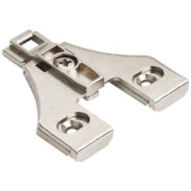 Heavy Duty 3 mm Cam Adj Zinc Die Cast Plate No Screws Recommended for 125° Hinge for 500 Series Euro Hinges