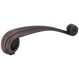 96 mm Center-to-Center Brushed Oil Rubbed Bronze Lille Vertival Cabinet Pull
