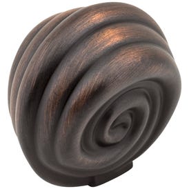 1-3/8" Overall Length Brushed Oil Rubbed Bronze Lille Cabinet Knob