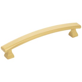 128 mm Center-to-Center Brushed Gold Square Hadly Cabinet Pull