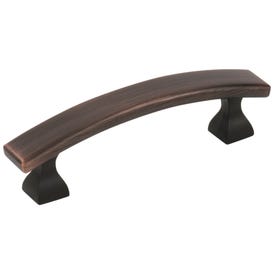 3" Center-to-Center Brushed Oil Rubbed Bronze Square Hadly Cabinet Pull