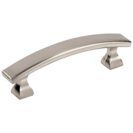 3" Center-to-Center Satin Nickel Square Hadly Cabinet Pull